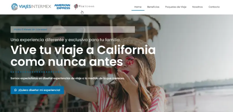 Landing page especializada para Google Ads